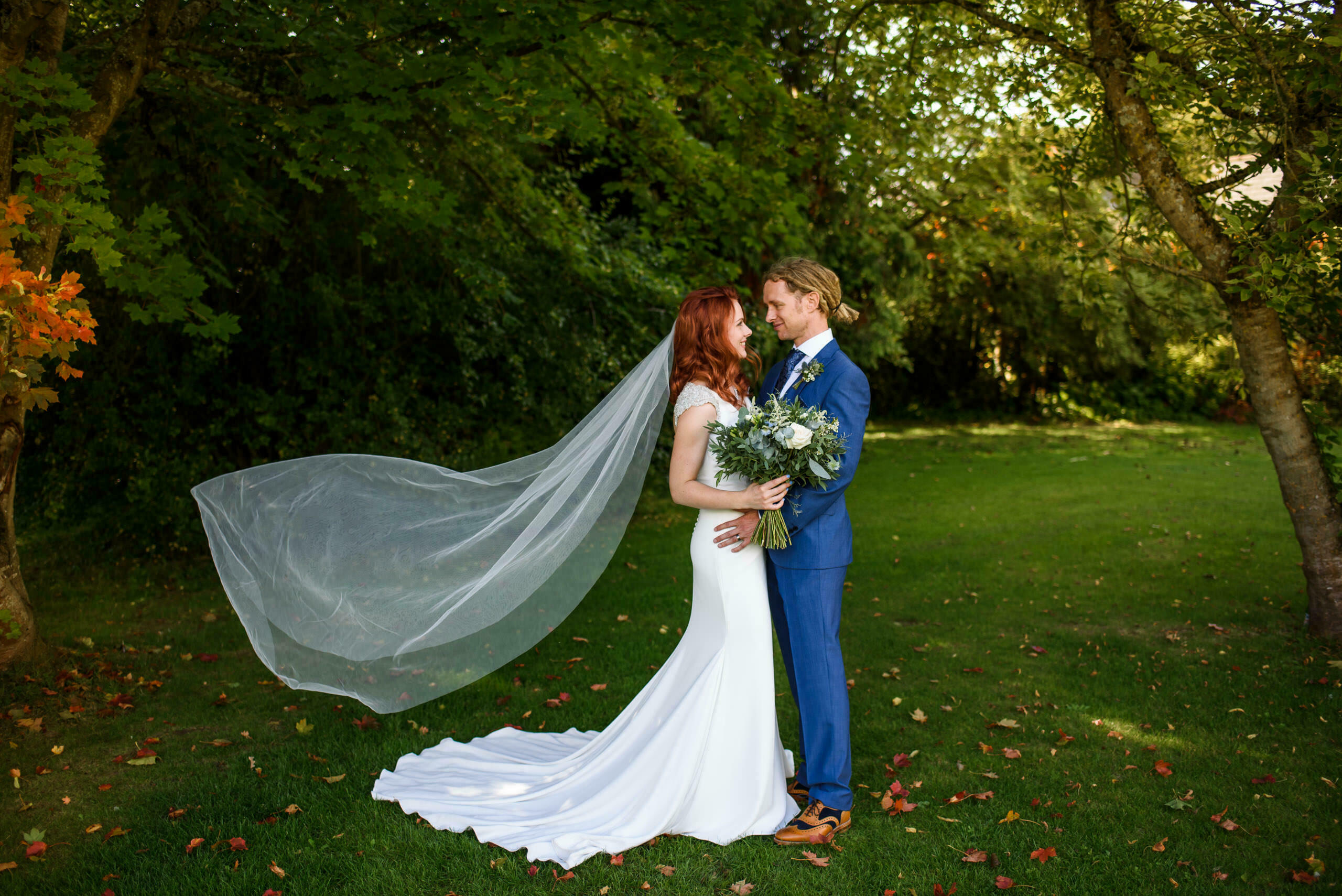 Wedding portrait at lemore manor