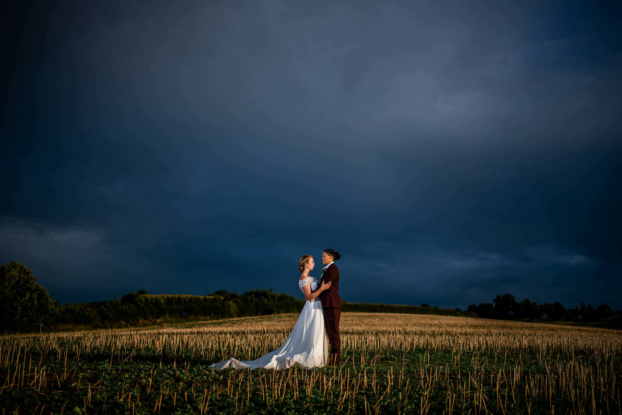 Lyde court barns wedding